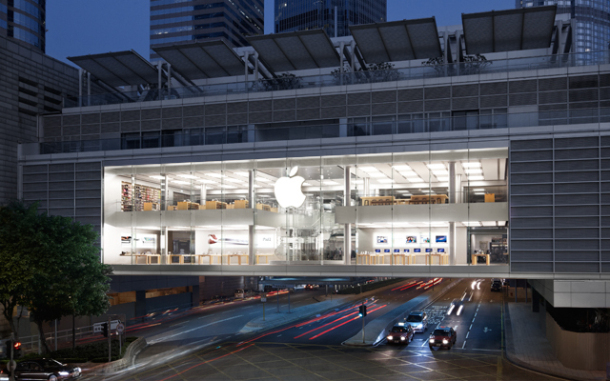 The Apple Store in Hong Kong